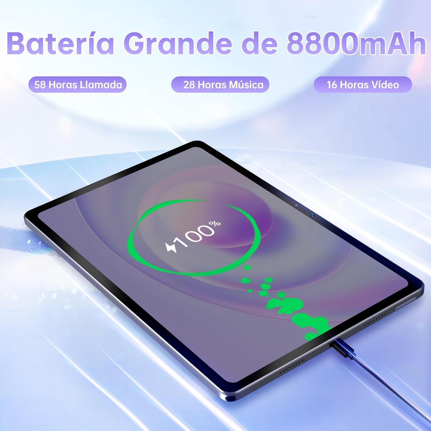 Tablet OUKITEL OT8 de 11 polegadas, 30 GB+256 GB, bateria de 8800
